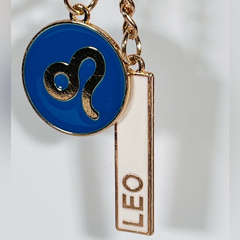 Leo Zodiac Keychain Bag Charm - Picture 2 of 6